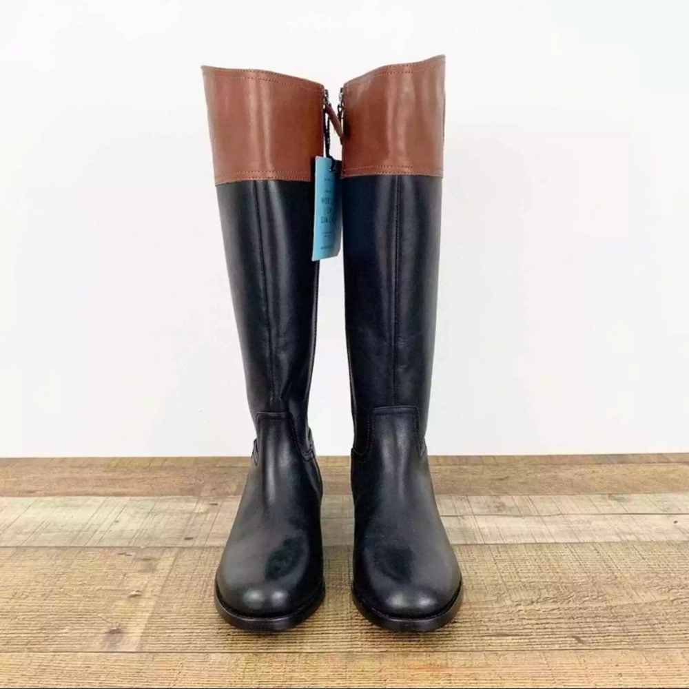 Antonio Melani Tall Genuine Leather Riding Boots - Picture 7 of 13